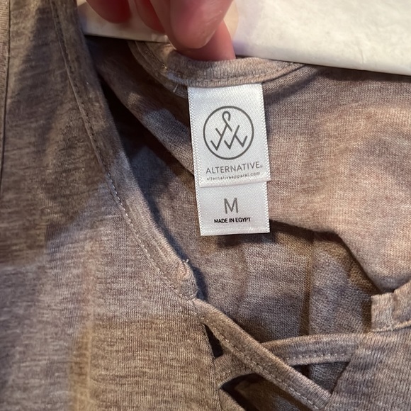 ALTERNATIVE APPAREL Tank Top, Size M, Taupe/brown - Picture 3 of 4